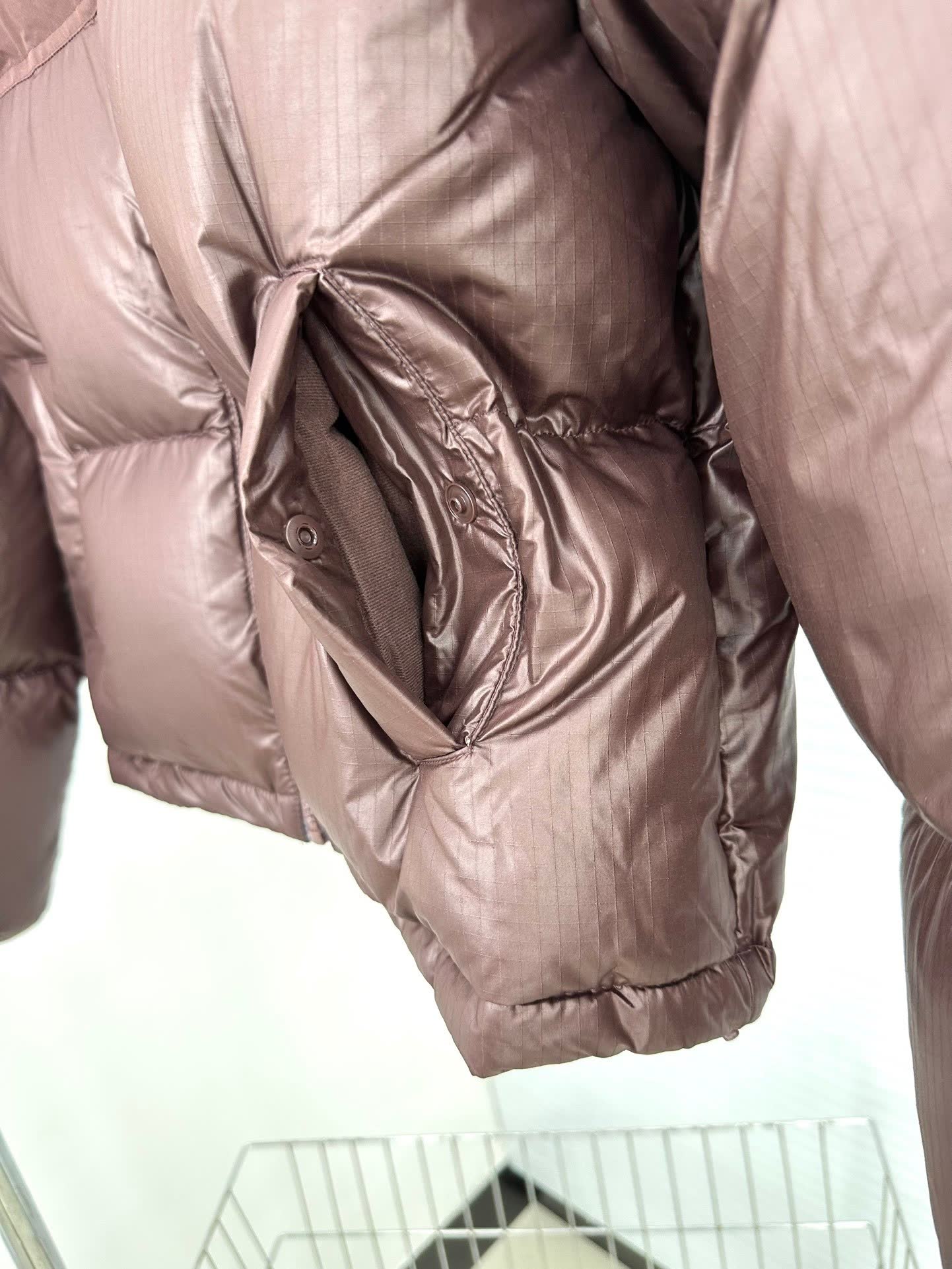 The North Face White Label Cropped Down Jacket